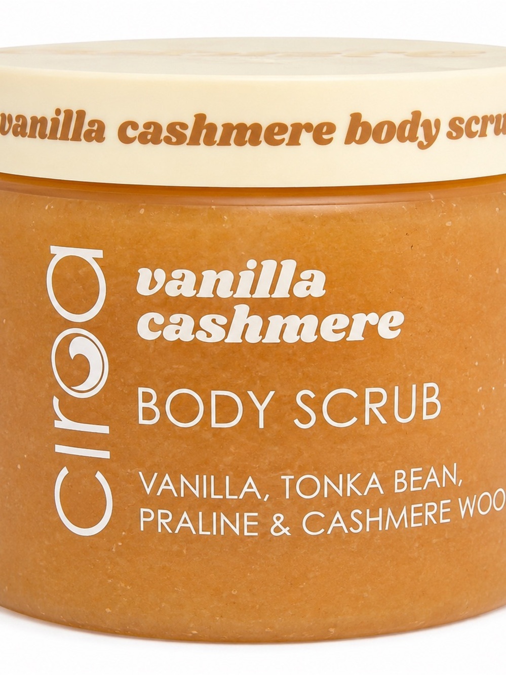 Ciroa Vanilla Cashmere Body Scrub - Cream & Warm Amber